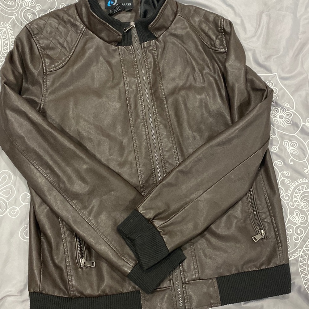 Apparel leather jacket